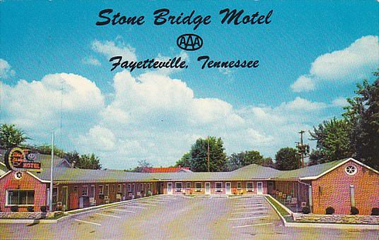 Tennessee Fayetteville Stone Bridge Motel