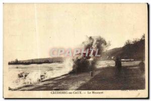 Old Postcard Caudebec en Caux The Bore