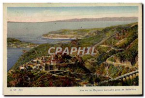 Old Postcard Eze Village