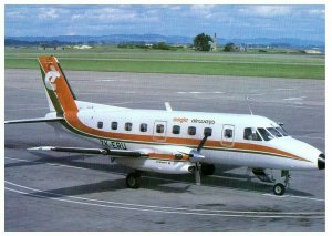 Eagle Airways Embraer Bandeirante at Auckland 1983 Airplane Postcard