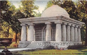 Tanner Monument, Oak Ridge Cemetery - Springfield, Illinois IL