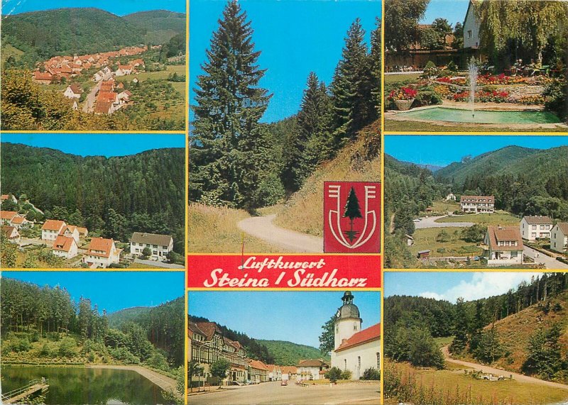 Postcard Germany Luftkort Steina