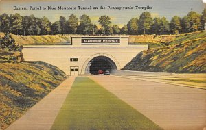 Eastern Portal to Blue Mountain Tunnel Turnpike, Pennsylvania PA  