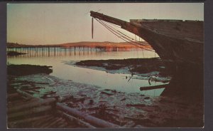 Maine Wiscasset - Bow of the Old Four Master The Bowdoin - Chrome