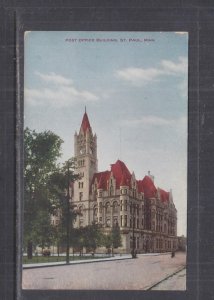 MINNESOTA, ST. PAUL, POST OFFICE BUILDINGS, c1910 ppc., unused.