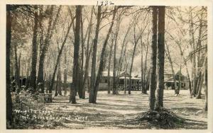 1930s Salida Colorado Wrights Lodge Mount Princeton Hot Springs RPPC 5863