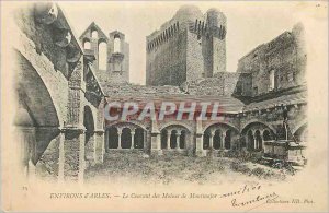 Postcard Ancient Arles Surroundings Le Couvent des Moines Montmajor (map 1900)