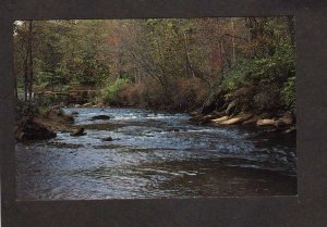 GA Chatahoochee River Helen Georgia Postcard