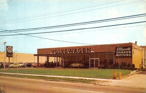 CLEVELAND OHIO~ELLACOTT-SHAKER MOTORS-VOLKSWAGEN DEALER~1960s POSTCARD