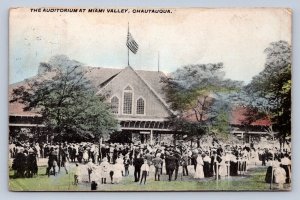 J91/ Miami Valley Chautauqua Franklin Ohio Postcard c1910 Auditorium  337