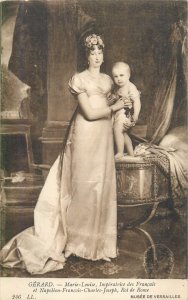 Fine art postcard painting Gerard Marie Louise France empress Napoleon Rome king