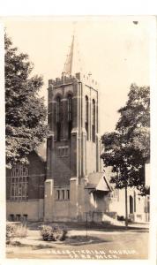 D39/ Caro Michigan Mi Real Photo RPPC Postcard c1940s Presbyterian Church