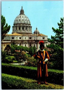 Postcard - Swiss Guard in the Vatican's Gardens - Vatican City, Vatican City