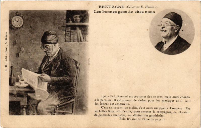 CPA Bretagne - Les bonnes gens de chez nous - Folklore - Types (482287)