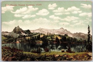 Lake Blanche Wasatch Mountains Utah UT Scenic Nature Attractions Postcard