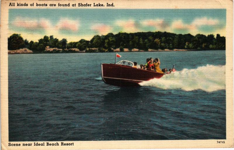 SHAFER LAKE INDIANA BOAT