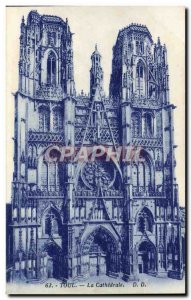 Old Postcard Toul La Cathedrale