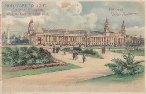 1904, St. Louis Palace of Varied Industries, Hold to Light, Used (33462)