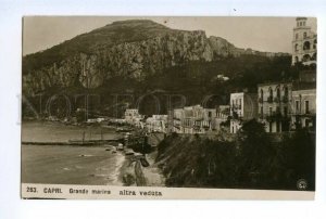 497152 ITALY Capri waterfront view Vintage photo postcard