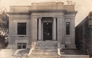 Anderson Indiana Library Real Photo Vintage Postcard AA20860