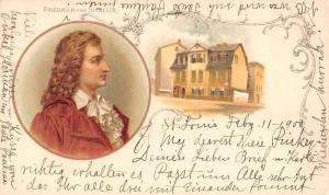 Weimar Germany Friedrich von Schiller House Antique Postcard J79726