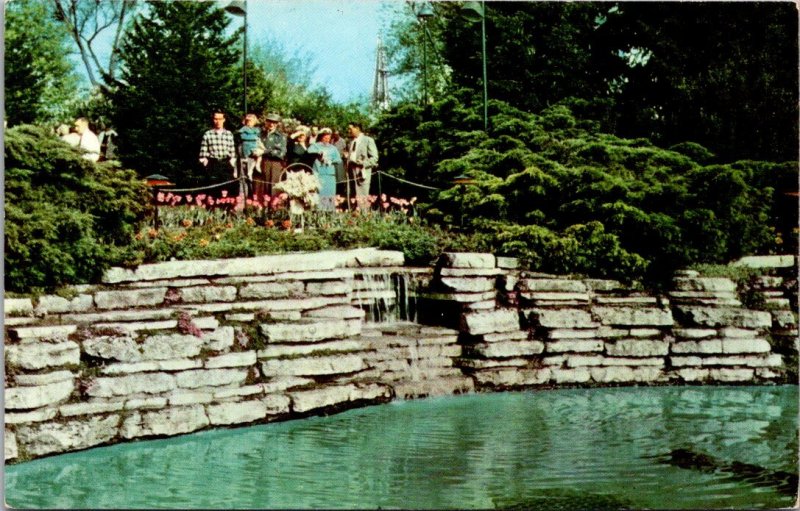 Illinois, Lombard - Lilacia Park - Rock Garden & Pool - [IL-231]