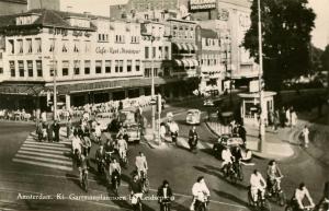 North Holland - Amsterdam. Gartmanplantsoen bij Leidseprein.    *RPPC