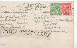 Genealogy Postcard - Oswald - Territet - Montreux - Switzerland - Ref 6246A