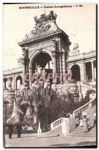 Old Postcard Marseille Palais Longchamp