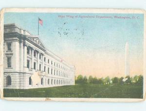 W-Border WEST WING OF AGRICULTURAL DEPARTMENT Washington DC ho2122