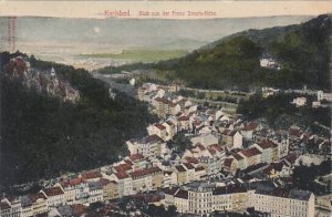 Germany Karlsbad Blick von der Franz Josefs Hoehe 1911