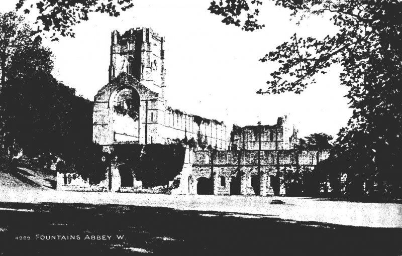 England North Yorkshire Fountains Abbey