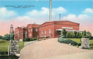 Postcard Texas Denison Kraft Phenix Cheese Kropp Roadside 23-209