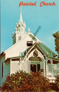 St. Benedict's Painted Church Honaunau Kona Hawaii Postcard PC299