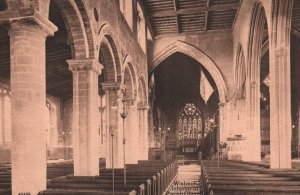 Interior of Parish Church,Wiesbech,Cambridgeshire,England,UK
