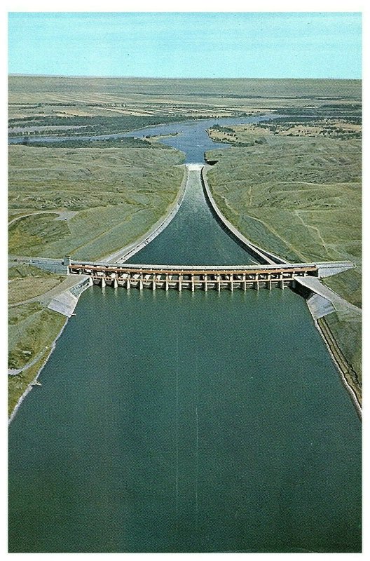 Lot 3 Montana Dam Hungy Horse Fort Peck Black Eagle Dam Postcard 