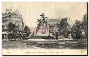 Old Postcard Paris Place Victor Hugo