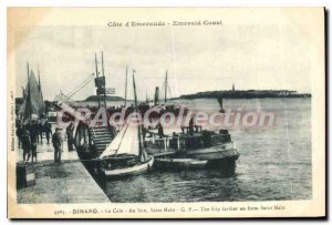 Old Postcard Dinard La Cale At Far Saint Malo