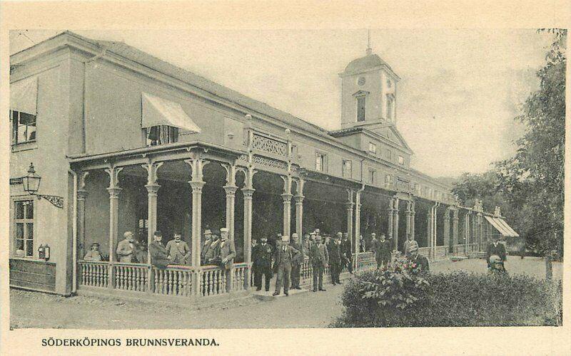 Brunnsveranda C-1910 Postcard Soderkopings Sweden 4223