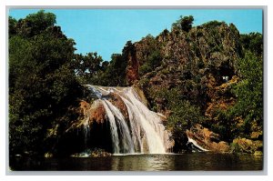 Turner Falls Miniature Niagara Arbuckle Mountains Oklahoma Scenic View Postcard