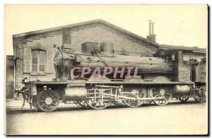 Postcard Old Train Locomotive 3395 machine