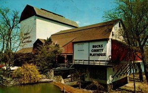 USA Bucks County Playhouse New Hope Pennsylvania Chrome Postcard 08.85
