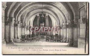 Saintes - Crypt of Saint Eutrope - Old Postcard