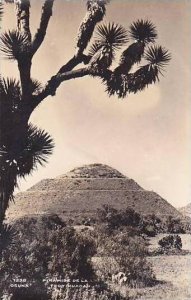 Mexico Teotihuacan Piramide Real Photo