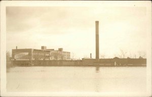 Mill or Factory - Torrington CT Studio Cameo on Back Real Photo Postcard c1930