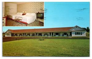 1966 Lake View Motel, Burlington, VT Postcard