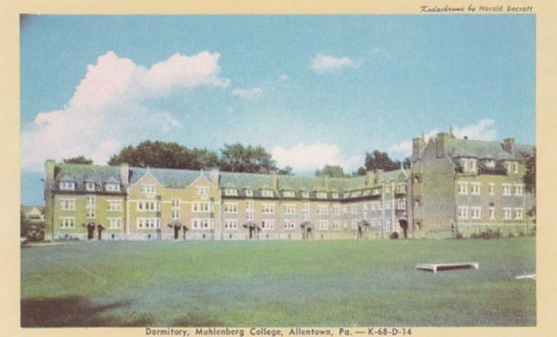 Pennsylvania Allentown Dormitory Muhleberg College Dexter Press