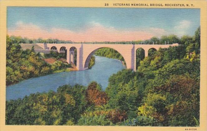 New York Rochester Veterans Memorial Bridge Curteich