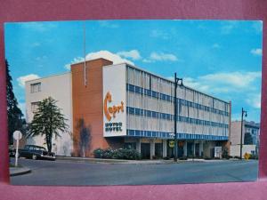 Old Postcard:  Capri Motor Hotel Vancouver BC