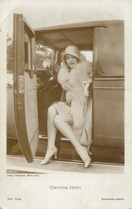 Movie film cinema star beauty glamour actress Camilla Horn 1934 automobile 